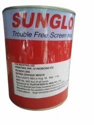 Sunglo Trouble Free White Screen Printing Ink